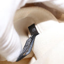 HERMES Bora Bora PM Tote Bag Canvas White Black Silver Auth bs21949-12