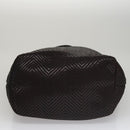 HERMES Kaba Chennai MM Hand Bag Canvas Leather Brown Silver Auth bs21951-5