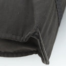 HERMES Her Line MM Hand Bag Canvas Gray Silver Auth bs21952-14