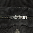 HERMES Her Line MM Hand Bag Canvas Gray Silver Auth bs21952-10