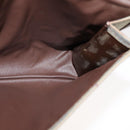 Burberrys Nova Check Clutch Bag Canvas Leather Beige Brown gold Auth bs21957-11