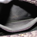 Christian Dior Trotter Canvas Hand Bag Brown Gold Auth bs21990-20