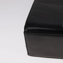 GIVENCHY Hand Bag Leather Black Gold Auth bs21995-15