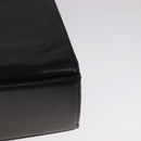 GIVENCHY Hand Bag Leather Black Gold Auth bs21995-16