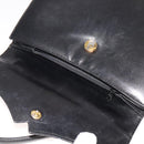 GIVENCHY Hand Bag Leather Black Gold Auth bs21995-10