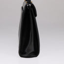 GIVENCHY Hand Bag Leather Black Gold Auth bs21995-3