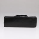 GIVENCHY Hand Bag Leather Black Gold Auth bs21995-5