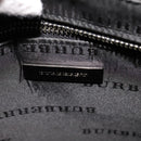 BURBERRY Nova Check Tote Bag Canvas Leather Gray Silver Auth bs21996-10