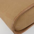 Christian Dior Trotter Canvas Hand Bag PVC Beige Auth bs22001-14