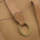 Christian Dior Trotter Canvas Hand Bag PVC Beige Auth bs22001-17