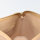 Christian Dior Trotter Canvas Hand Bag PVC Beige Auth bs22001-20