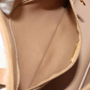 Christian Dior Trotter Canvas Hand Bag PVC Beige Auth bs22001-22
