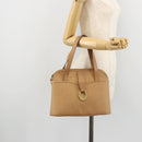 Christian Dior Trotter Canvas Hand Bag PVC Beige Auth bs22001-24