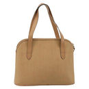 Christian Dior Trotter Canvas Hand Bag PVC Beige Auth bs22001-2