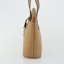 Christian Dior Trotter Canvas Hand Bag PVC Beige Auth bs22001-3