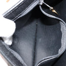 Christian Dior Shoulder Bag Leather Black Brown gold Auth bs22002-24