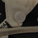 CHANEL Tote Bag Canvas White Black Silver CC Auth bs22011-10