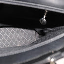 GUCCI Bamboo Hand Bag Nylon 2way Black Silver 000 1998 0588 Auth bs22015-18