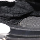 GUCCI Bamboo Hand Bag Nylon 2way Black Silver 000 1998 0588 Auth bs22015-19