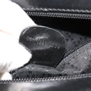 GUCCI Bamboo Hand Bag Nylon 2way Black Silver 000 1998 0588 Auth bs22015-12