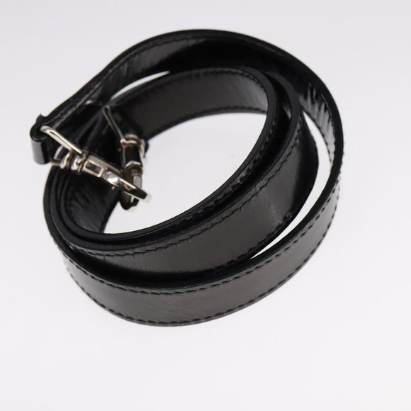 GUCCI Bamboo Hand Bag Nylon 2way Black Silver 000 1998 0588 Auth bs22015