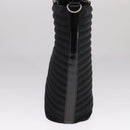 GUCCI Bamboo Hand Bag Nylon 2way Black Silver 000 1998 0588 Auth bs22015-4