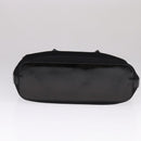 GUCCI Bamboo Hand Bag Nylon 2way Black Silver 000 1998 0588 Auth bs22015-5
