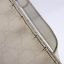 GUCCI GG Supreme Shoulder Bag PVC White Red gold 153244 Auth bs22024-7