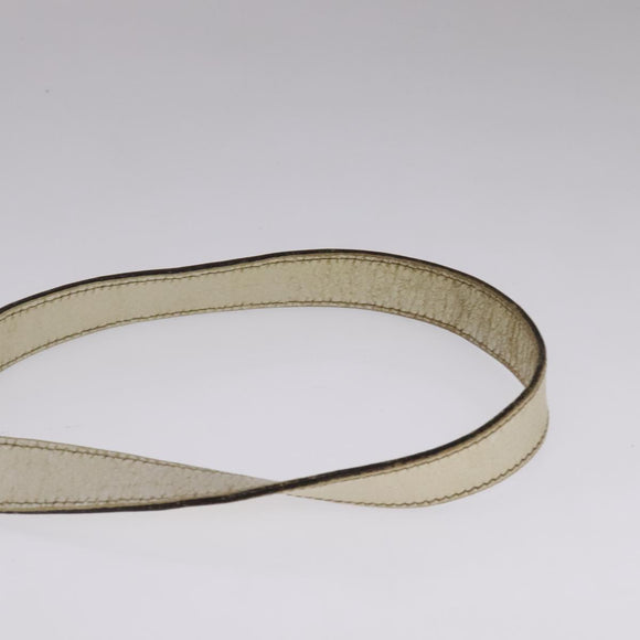 GUCCI GG Supreme Shoulder Bag PVC White Red gold 153244 Auth bs22024