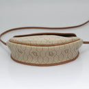 Christian Dior Honeycomb Canvas Shoulder Bag PVC Beige Gold Auth bs22027-6