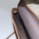 Christian Dior Honeycomb Canvas Shoulder Bag PVC Beige Gold Auth bs22027-20