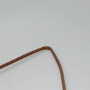 Christian Dior Honeycomb Canvas Shoulder Bag PVC Beige Gold Auth bs22027-9