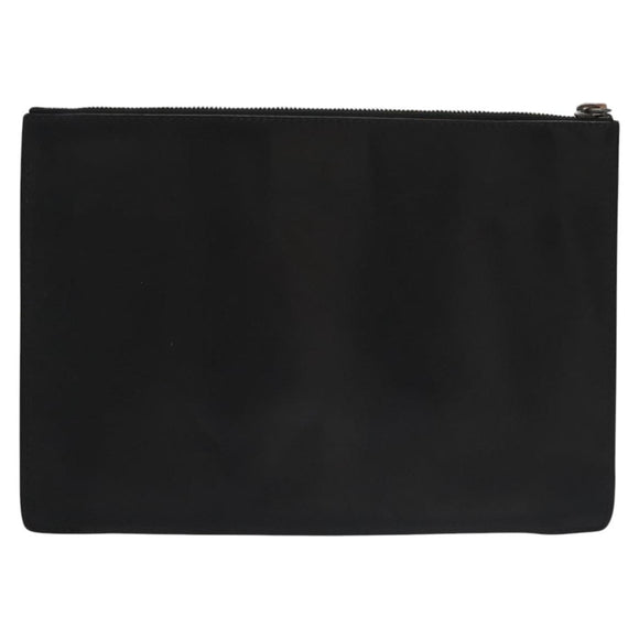 Berluti Clutch Bag Leather Black Auth bs22062