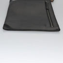 Berluti Clutch Bag Leather Black Auth bs22062-3