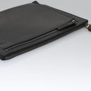 Berluti Clutch Bag Leather Black Auth bs22062-5