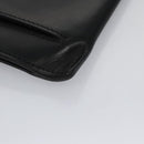 Berluti Clutch Bag Leather Black Auth bs22062-7