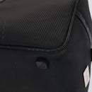 BVLGARI Boston Bag PVC Black Silver Auth bs22064-9