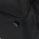 BVLGARI Boston Bag PVC Black Silver Auth bs22064-15