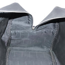 BVLGARI Boston Bag PVC Black Silver Auth bs22064-20