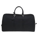 BVLGARI Boston Bag PVC Black Silver Auth bs22064-13