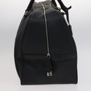BVLGARI Boston Bag PVC Black Silver Auth bs22064-4