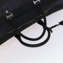 BVLGARI Boston Bag PVC Black Silver Auth bs22064-7