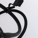 BVLGARI Boston Bag PVC Black Silver Auth bs22064-8