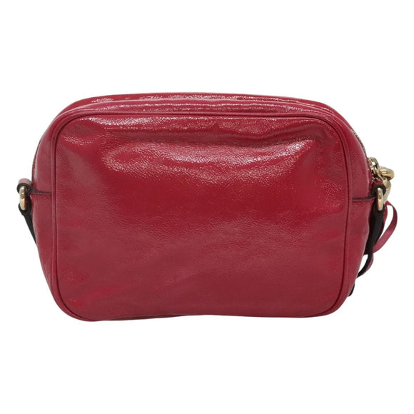 GUCCI Soho Shoulder Bag Enamel Pink Gold 308364 Auth bs22069