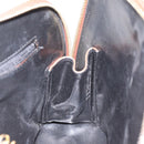 Salvatore Ferragamo Shoulder Bag Leather Brown Gold Auth bs22078-17