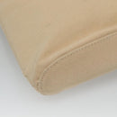 PRADA Shoulder Bag Canvas Beige Auth bs22080-16