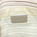 PRADA Shoulder Bag Canvas Beige Auth bs22080-19