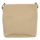PRADA Shoulder Bag Canvas Beige Auth bs22080-2