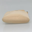 PRADA Shoulder Bag Canvas Beige Auth bs22080-5