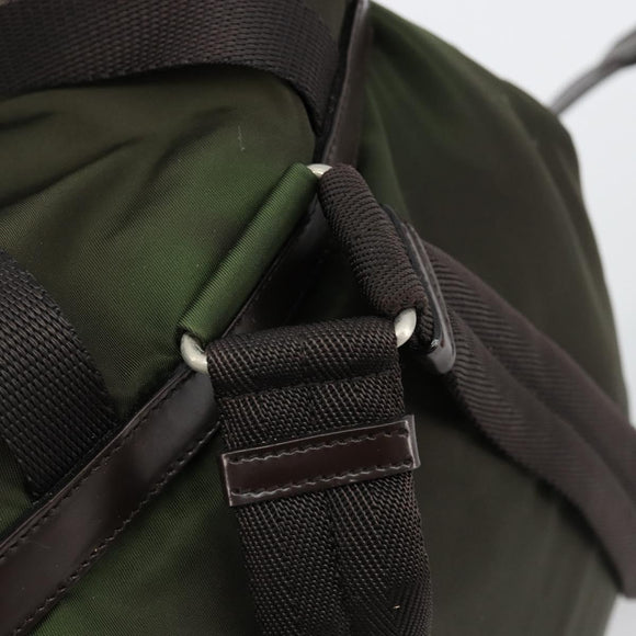 PRADA Backpack Nylon Khaki Auth bs22082